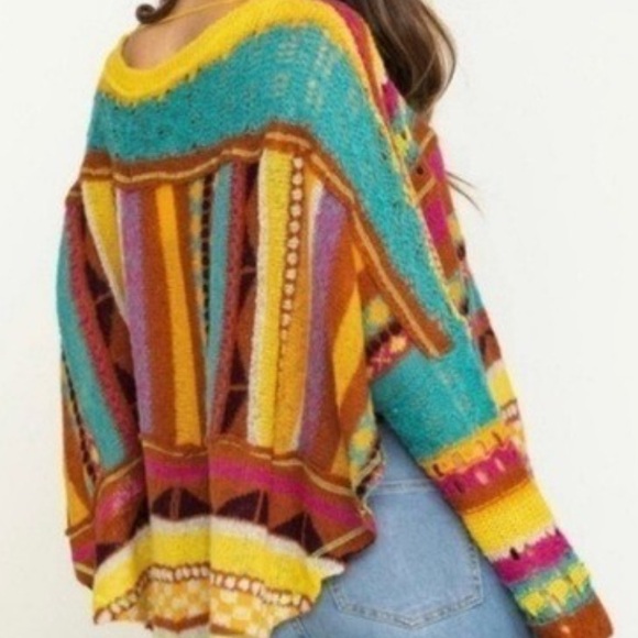 Free People December Skies Poncho - Picture 4 of 6